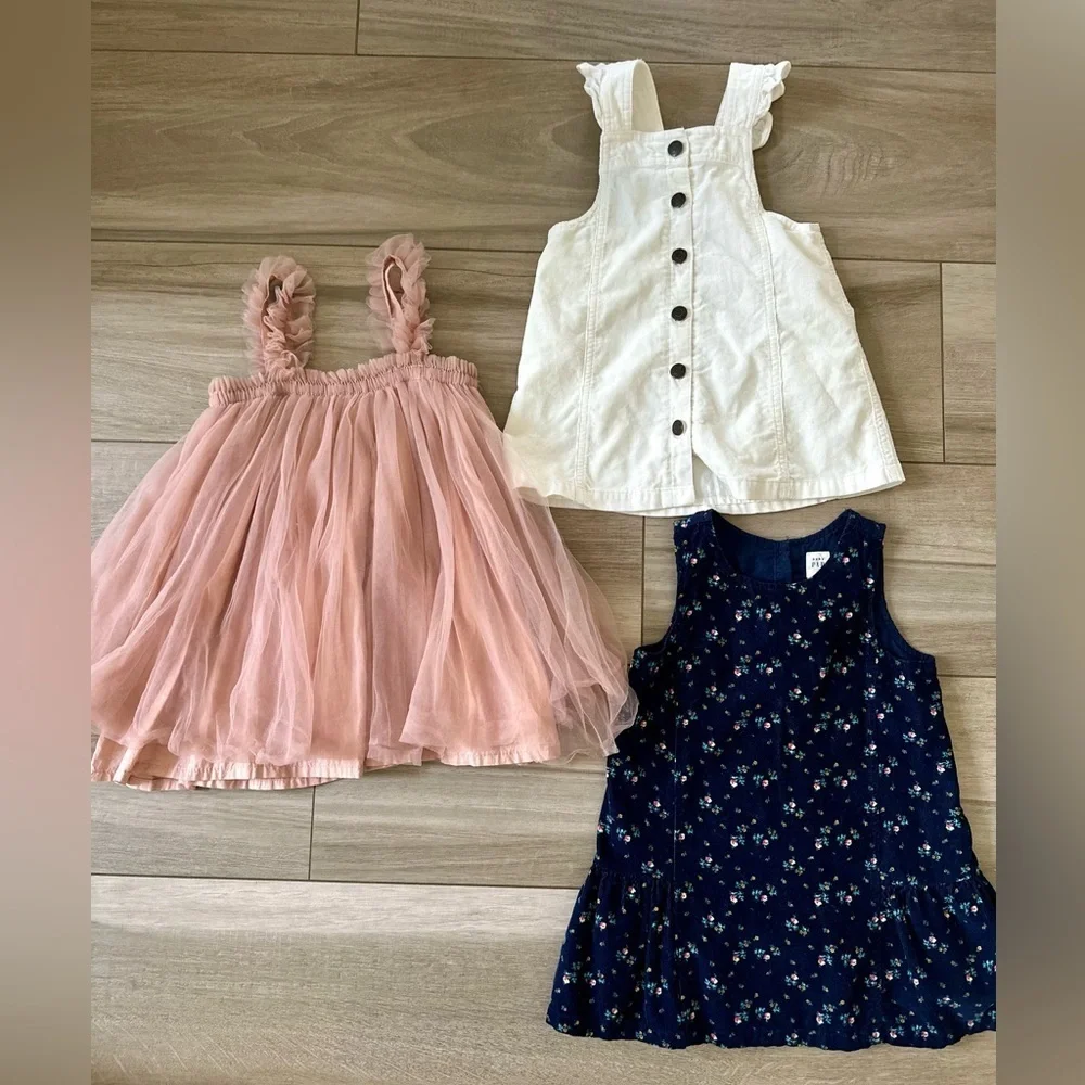 Girls 2t trendy fall dress bundle - Picture 1 of 6